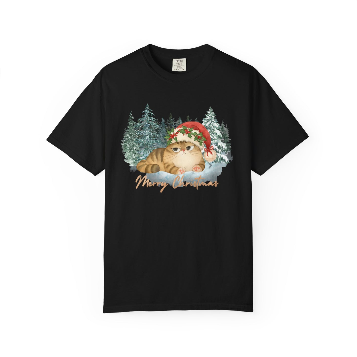 Christmas Boss Cat —  Holiday T-Shirt