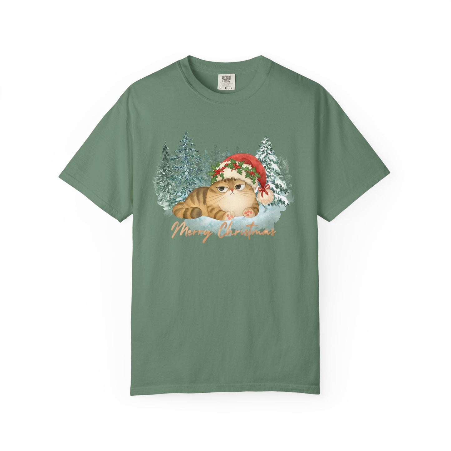 Christmas Boss Cat —  Holiday T-Shirt