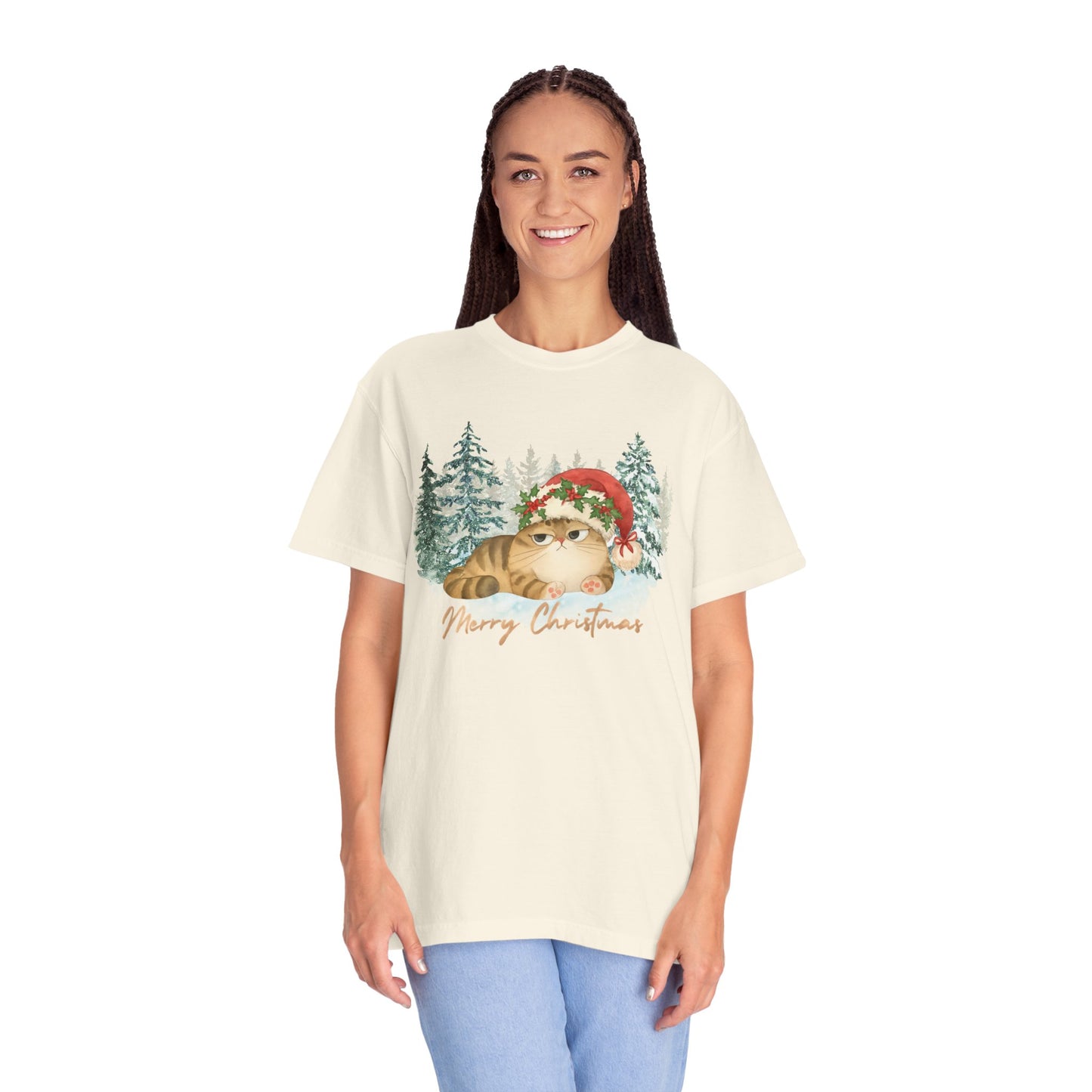 Christmas Boss Cat —  Holiday T-Shirt