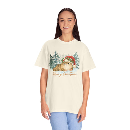 Christmas Boss Cat —  Holiday T-Shirt