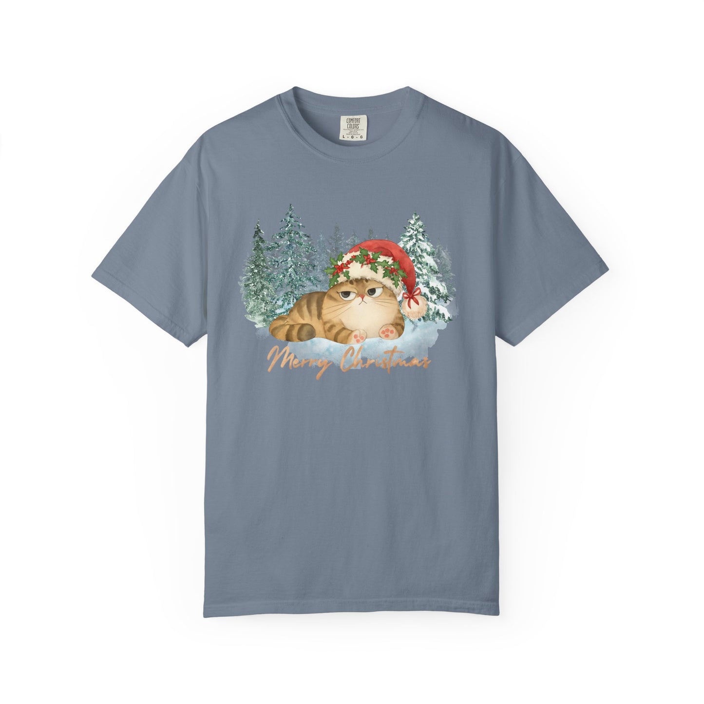 Christmas Boss Cat —  Holiday T-Shirt