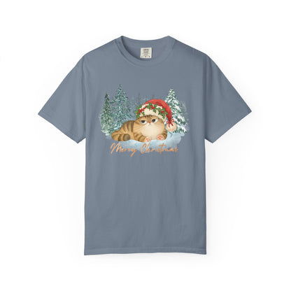 Christmas Boss Cat —  Holiday T-Shirt