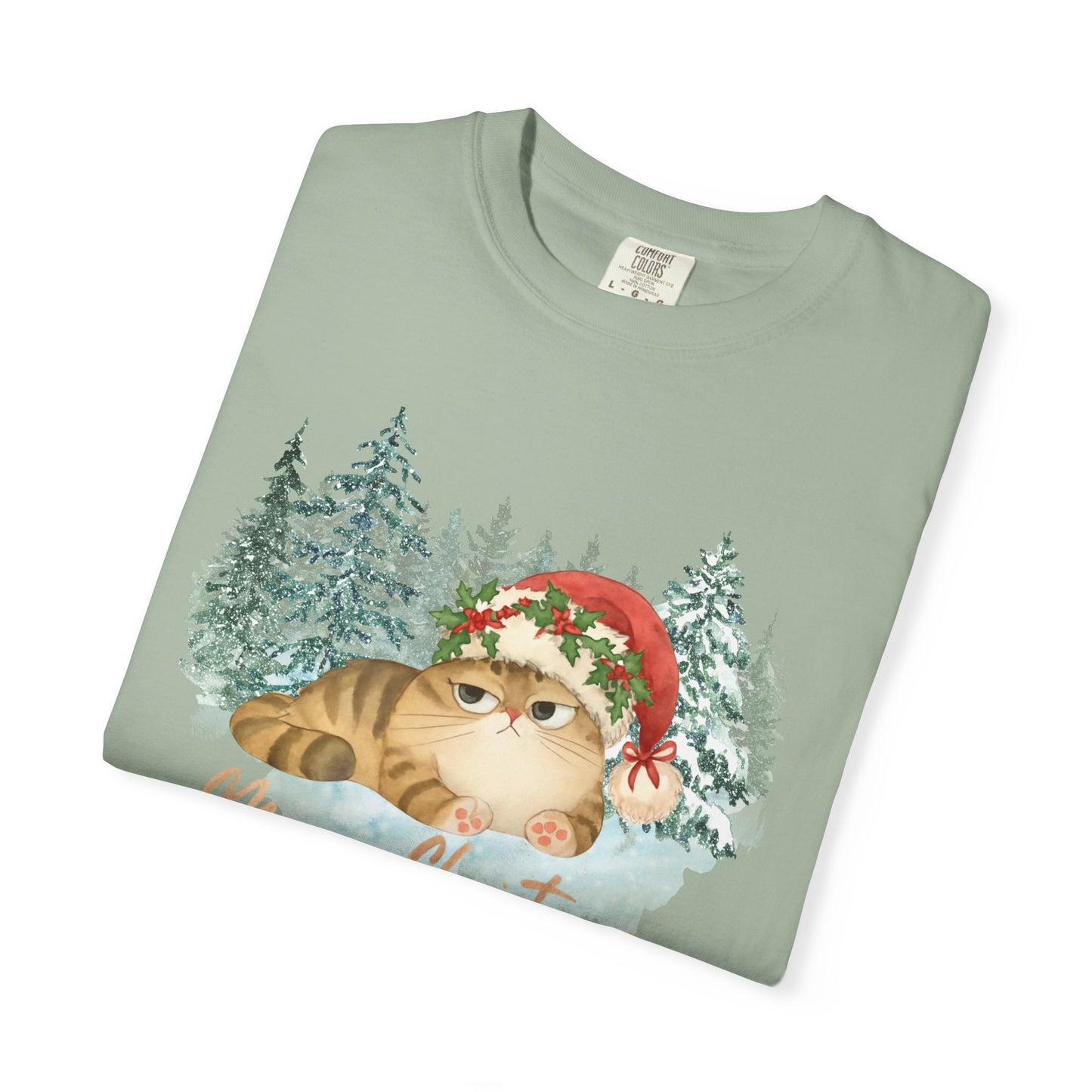 Christmas Boss Cat —  Holiday T-Shirt
