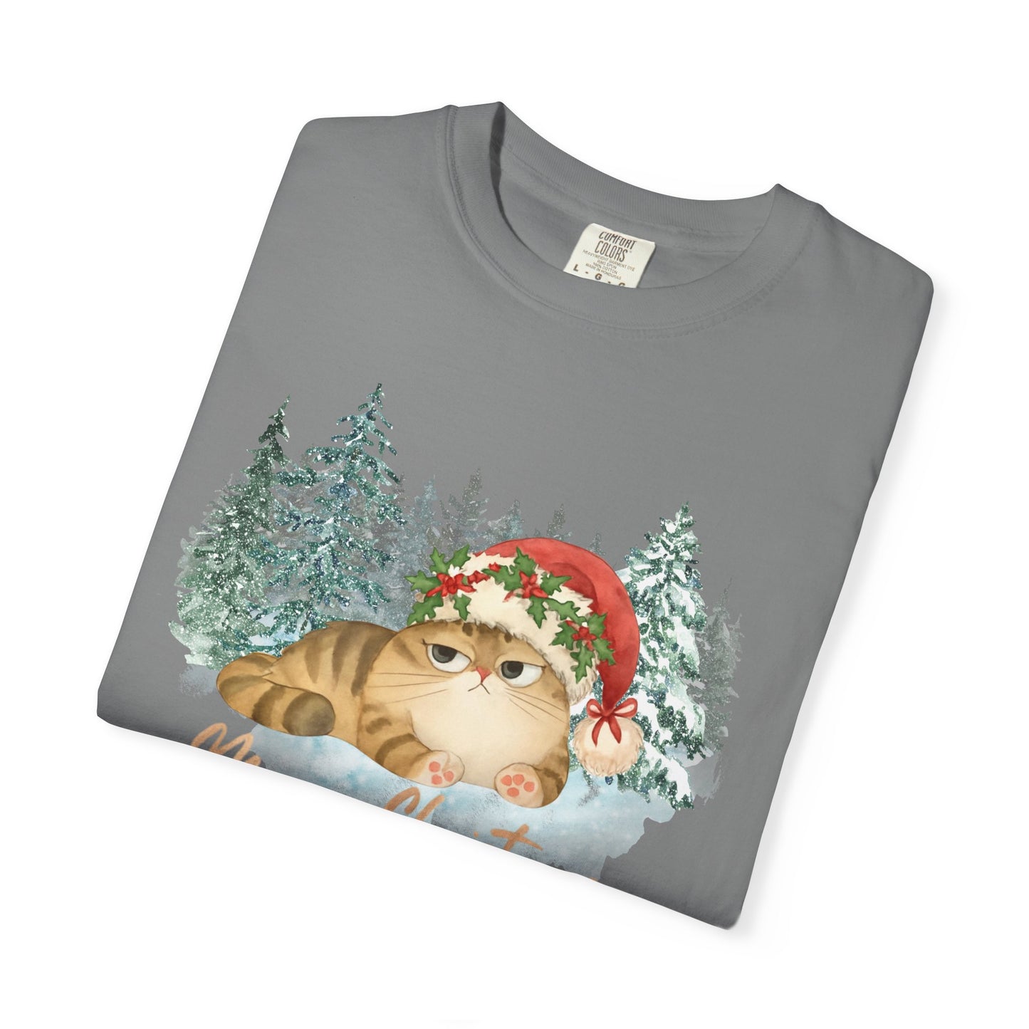 Christmas Boss Cat —  Holiday T-Shirt