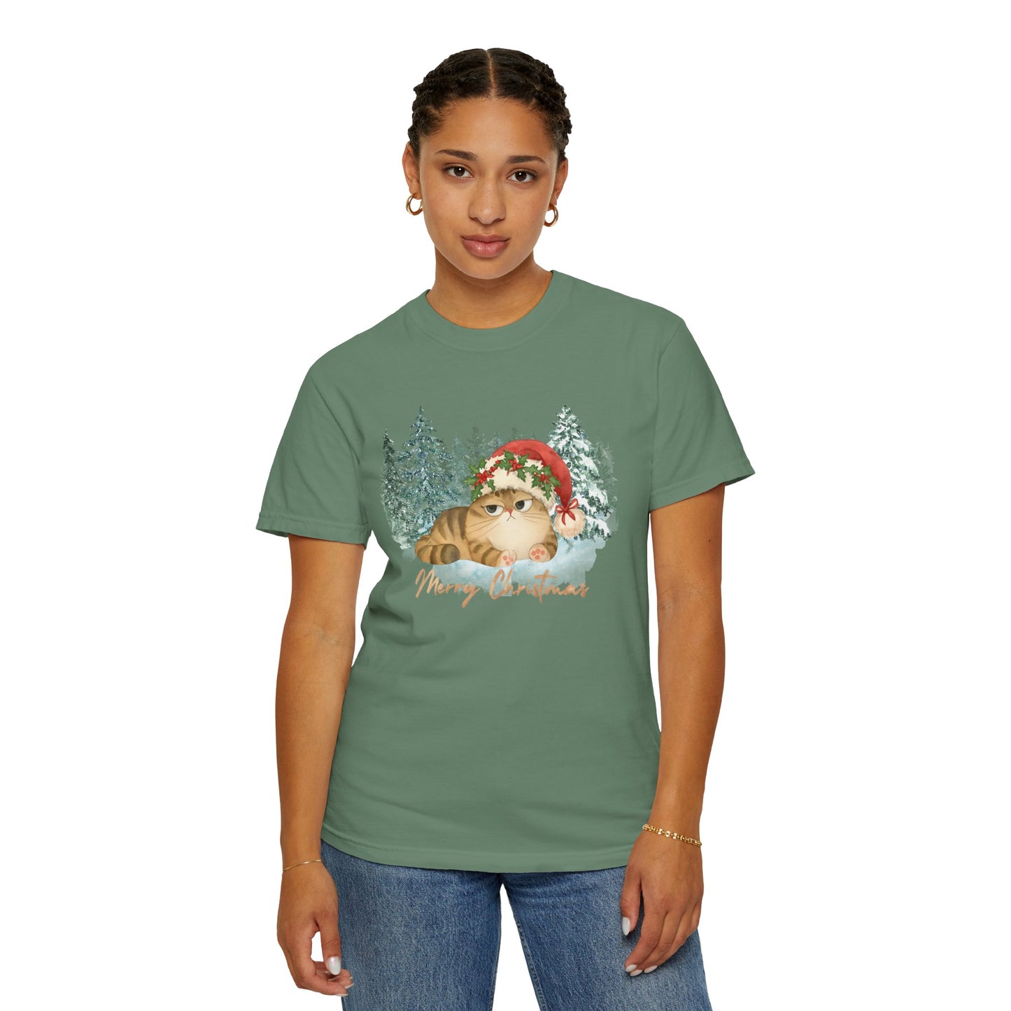 Christmas Boss Cat —  Holiday T-Shirt