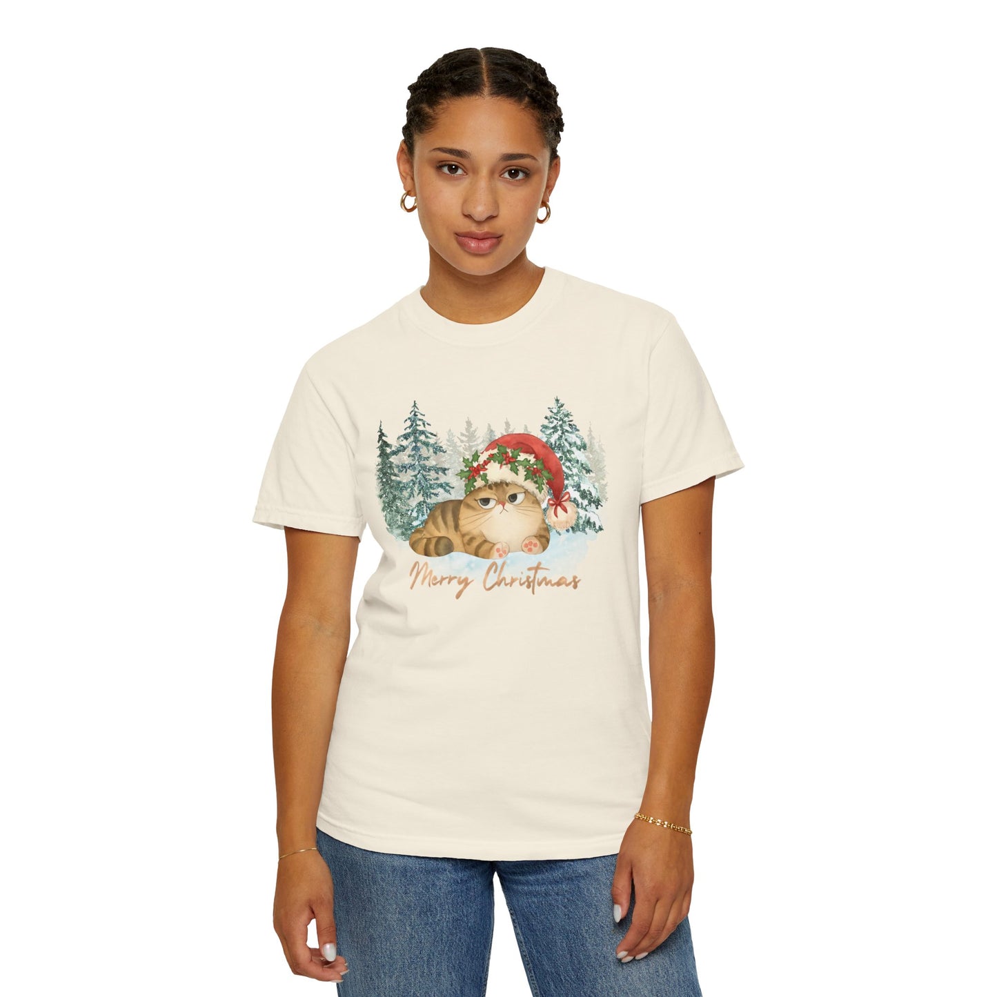 Christmas Boss Cat —  Holiday T-Shirt
