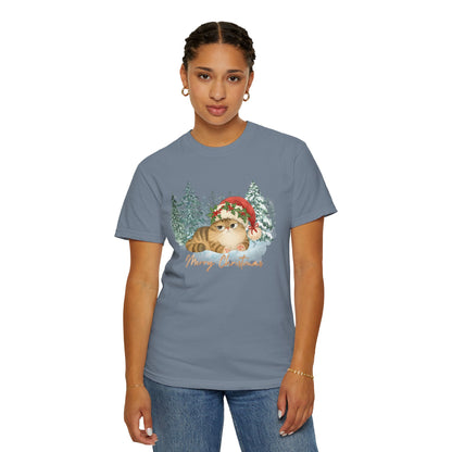 Christmas Boss Cat —  Holiday T-Shirt