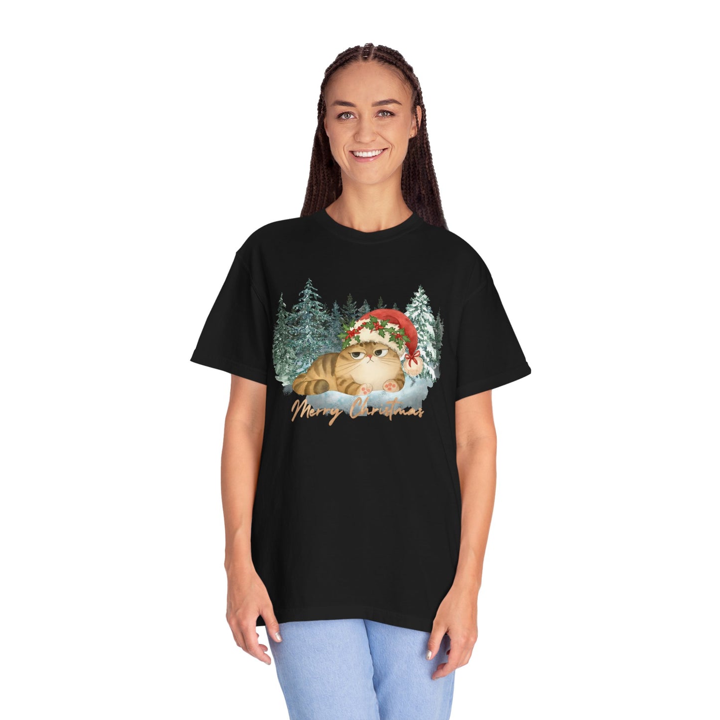 Christmas Boss Cat —  Holiday T-Shirt