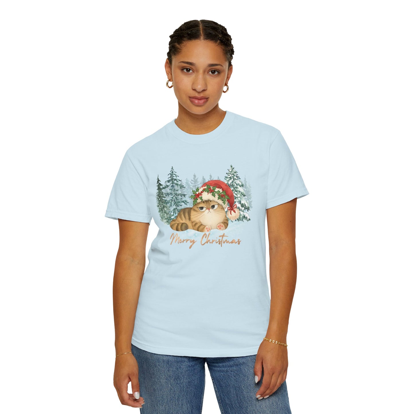 Christmas Boss Cat —  Holiday T-Shirt