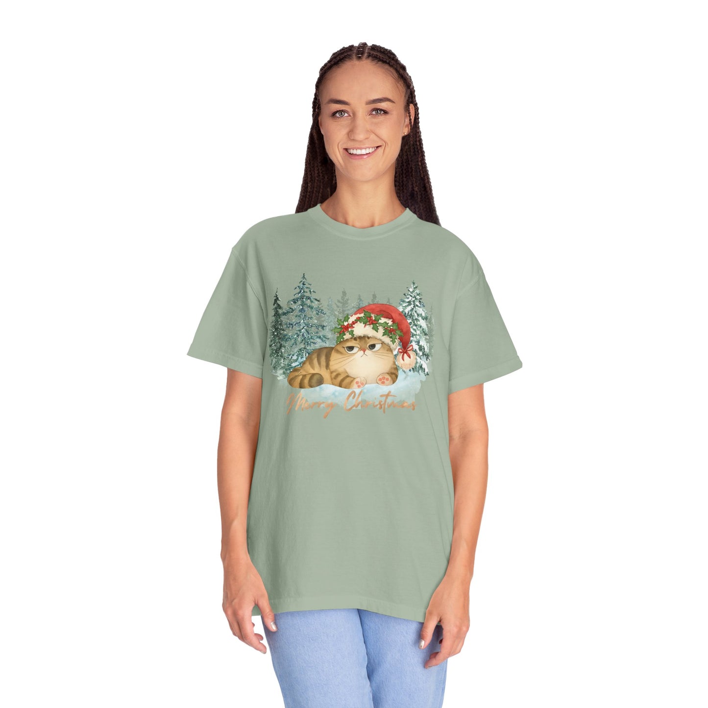 Christmas Boss Cat —  Holiday T-Shirt