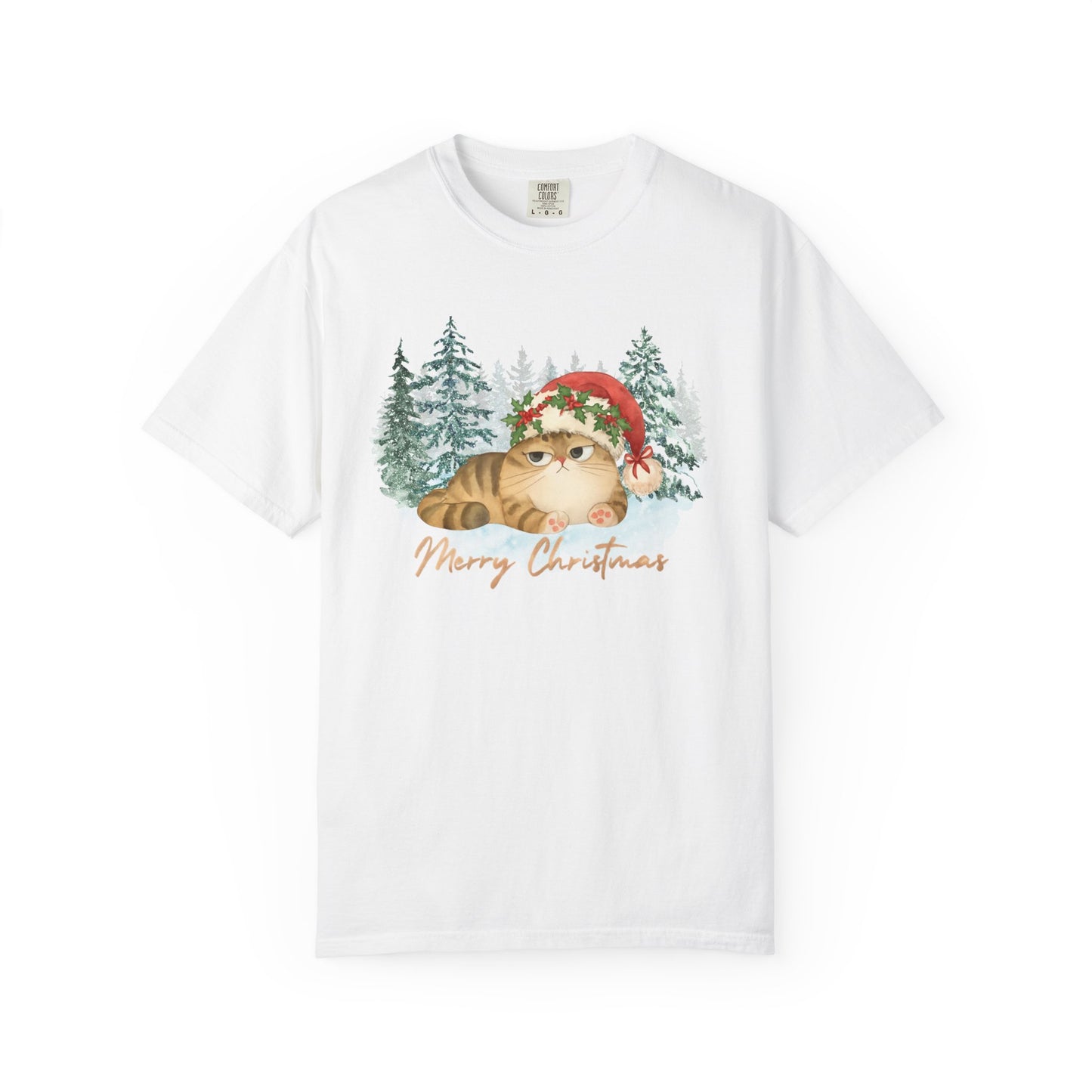 Christmas Boss Cat —  Holiday T-Shirt