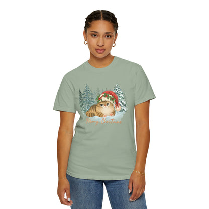 Christmas Boss Cat —  Holiday T-Shirt