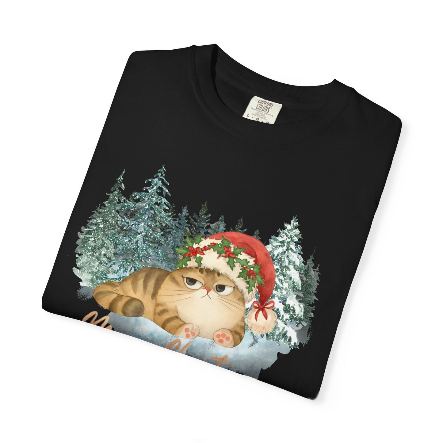 Christmas Boss Cat —  Holiday T-Shirt