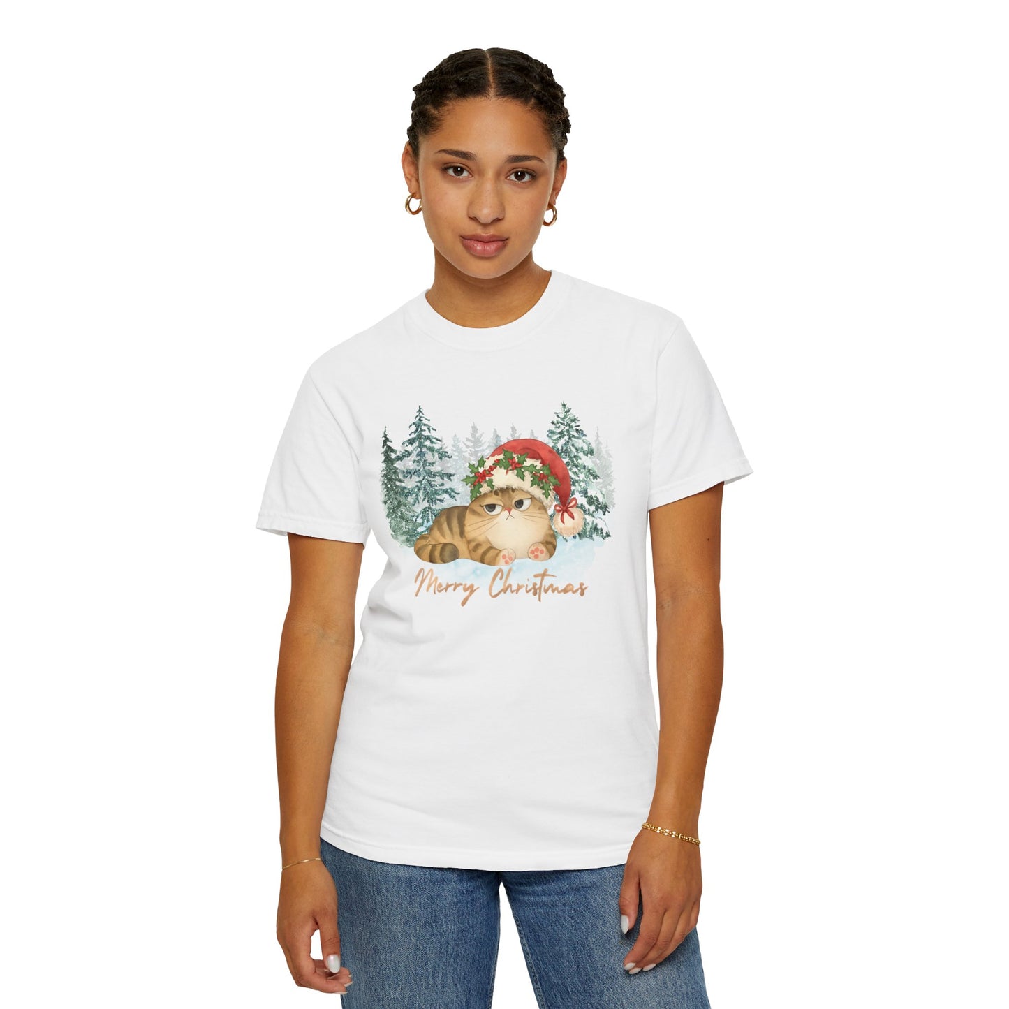 Christmas Boss Cat —  Holiday T-Shirt